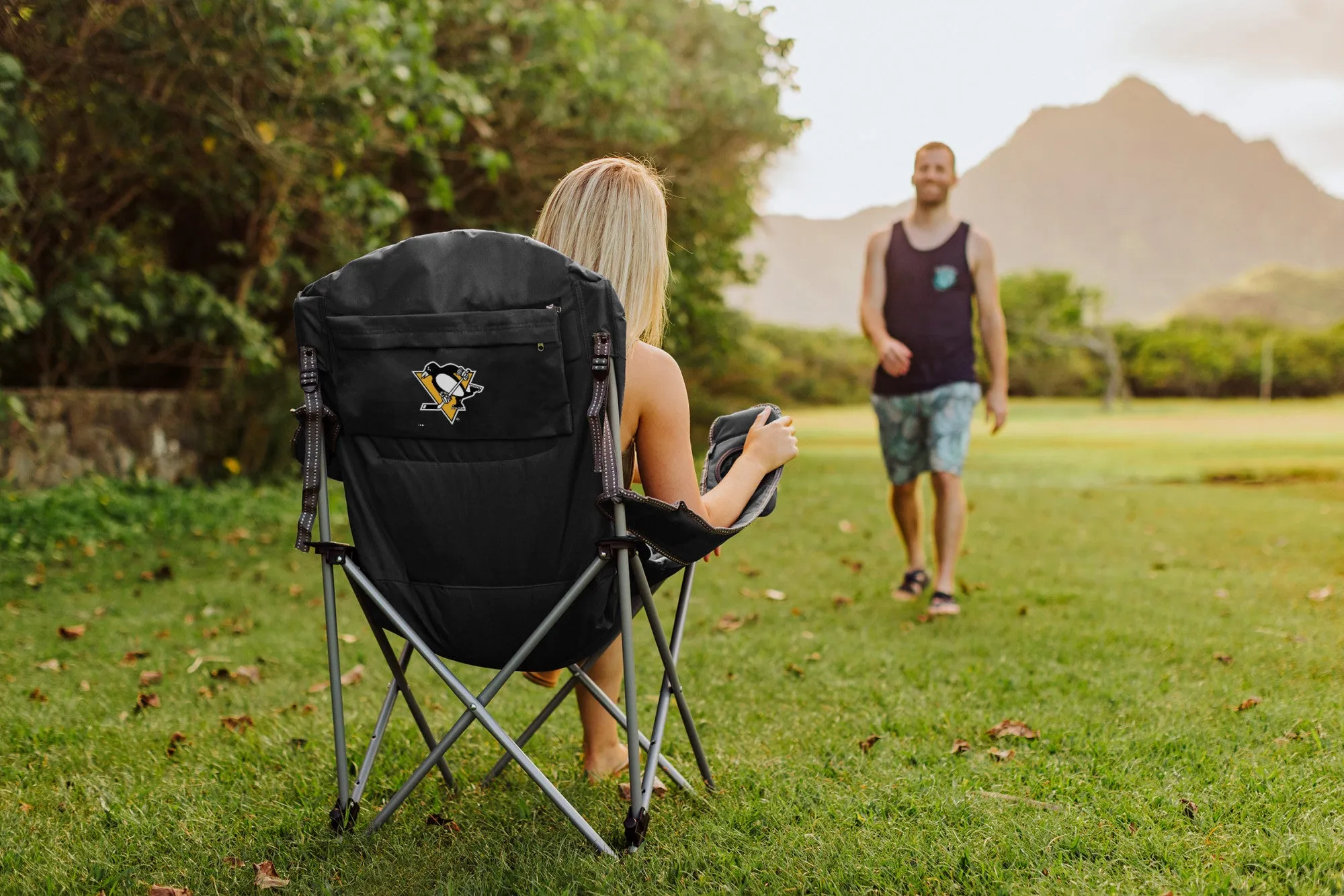 Pittsburgh Penguins - Reclining Camp Chair