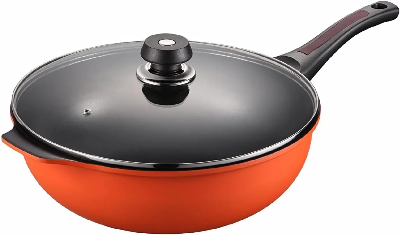 PN Poong Nyun Die Casting Wok Pan, 32cm