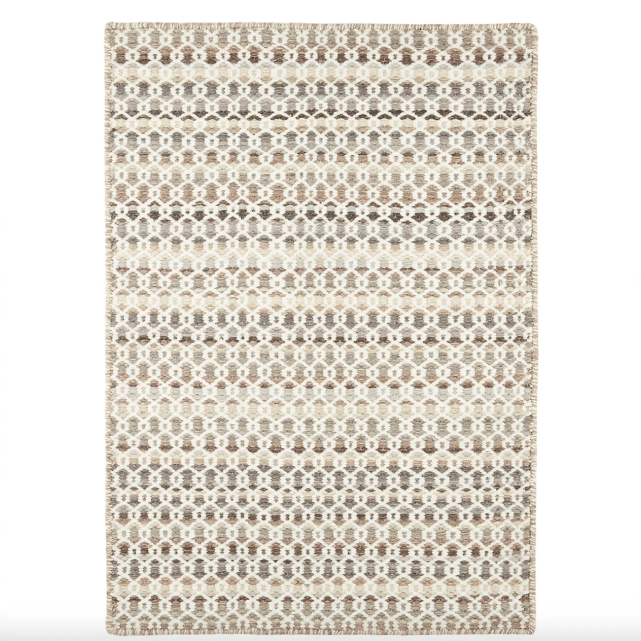 Poppy Natural Handwoven Wool Rug