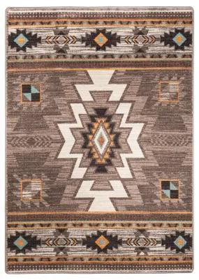 "Barrel - Worn Saddle" Southwestern Area Rugs - Choose from 6 Sizes!