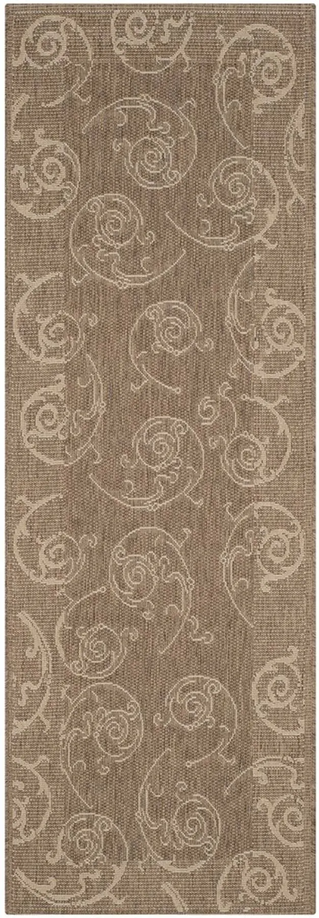 Safavieh Courtyard CY2665-3009 2&3x22 x 12&0x22 Runner Brown / Natural Area Rug