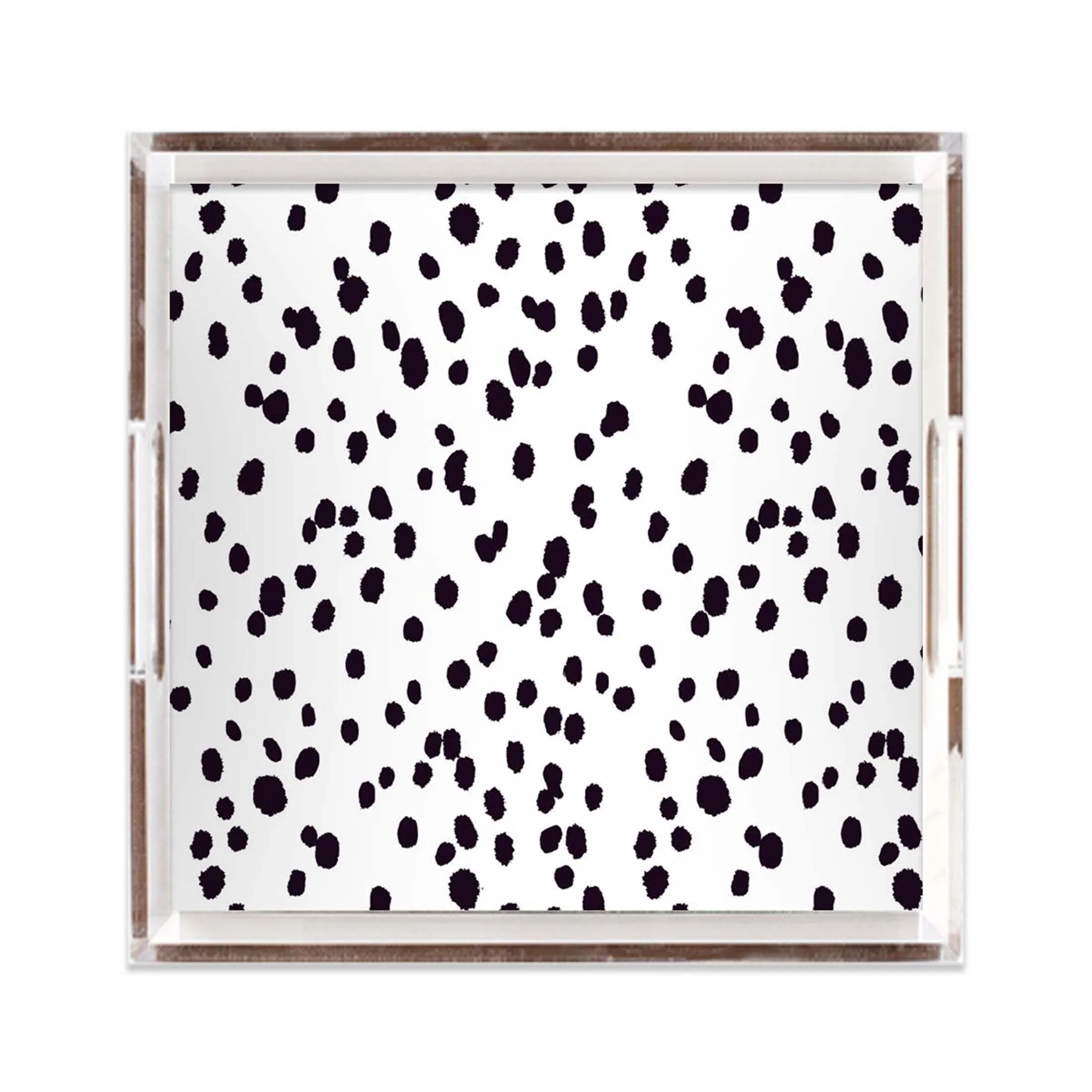 Seeing Spots Lucite Tray