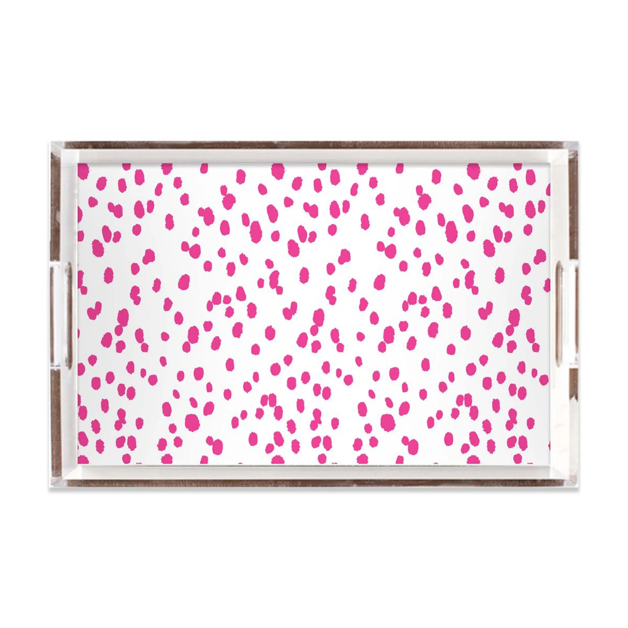 Seeing Spots Lucite Tray