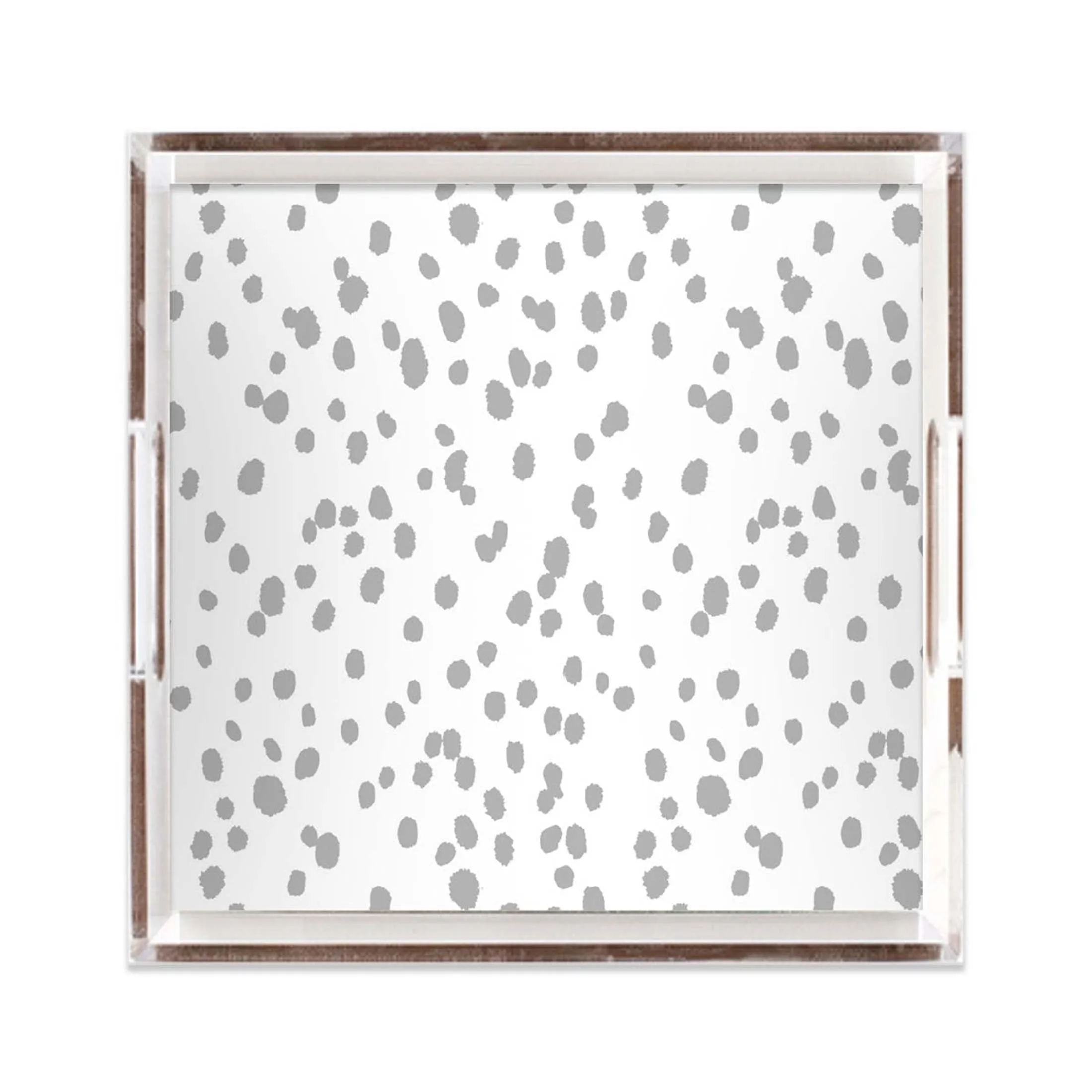 Seeing Spots Lucite Tray