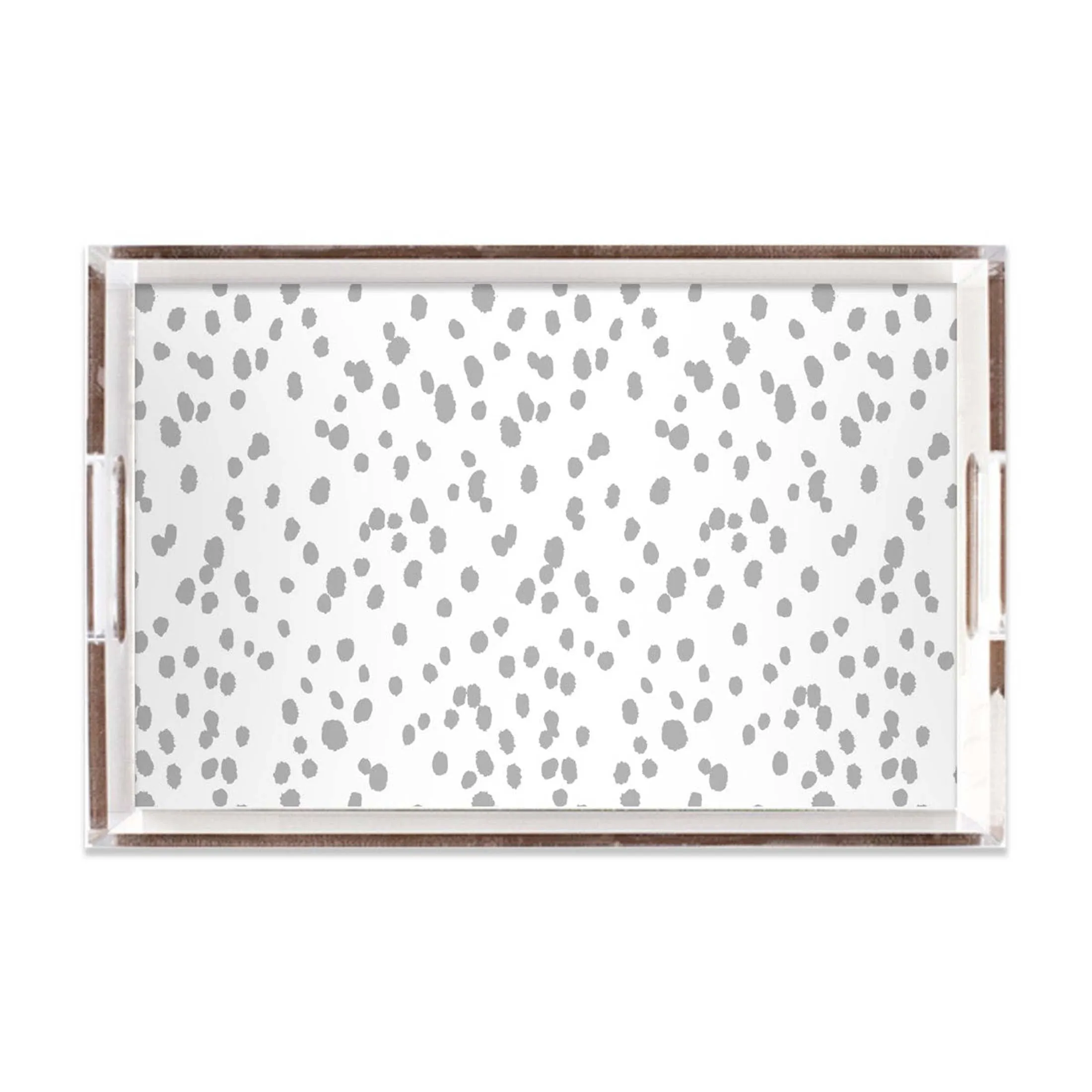 Seeing Spots Lucite Tray