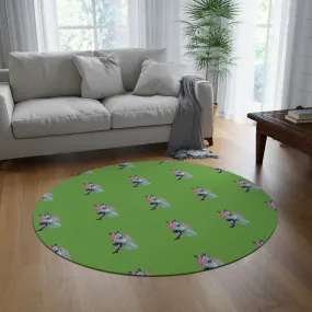 Skeleton Horse POD Round Rug