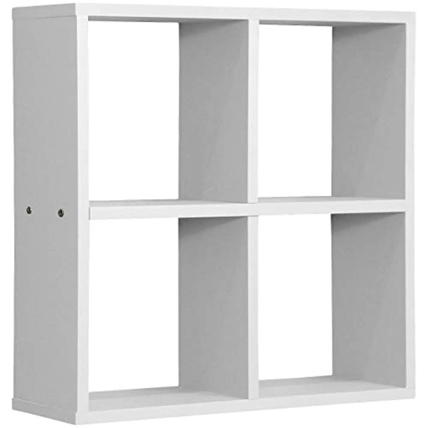 Sorbus Floating Shelf 4-Cube Organizer — Stair Wall Shelf with 4 Openings