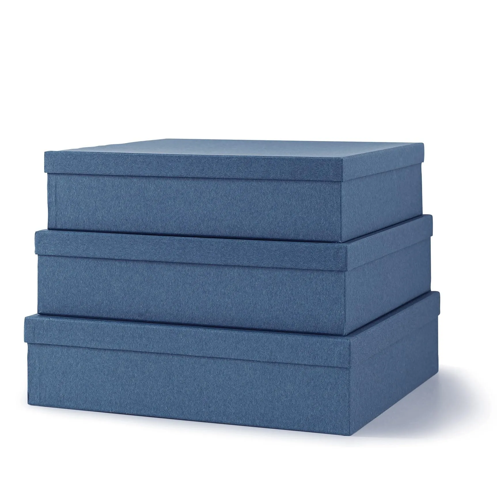 Soul & Lane: Paper Storage Boxes with Lids - from Premium Kraft Paper (Pack of 3)