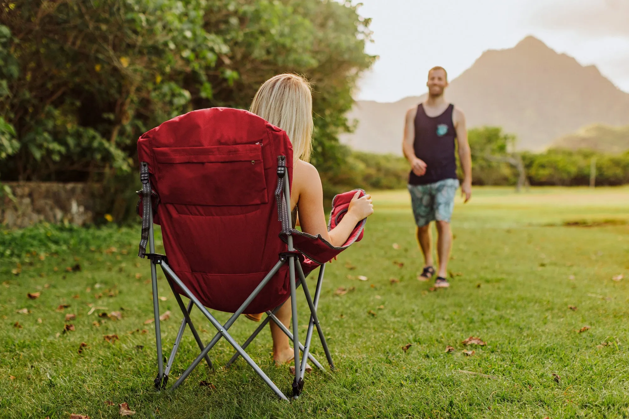 Stanford Cardinal - Reclining Camp Chair