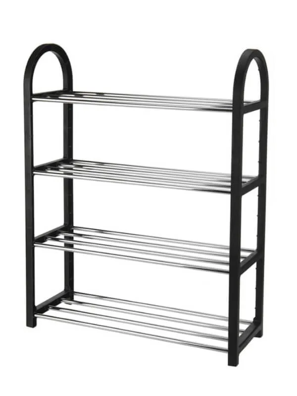 Steel Shoe Rack with 4 Shelves