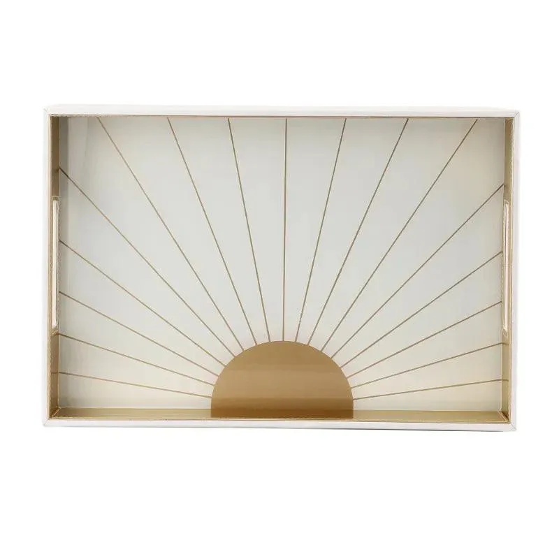 Sun Decorative Serving Tray