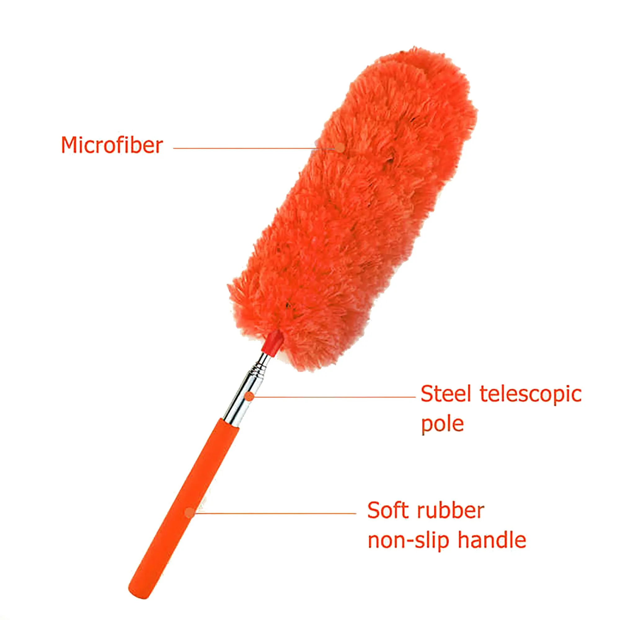 Telescoping Small Microfiber Duster - Single - Green