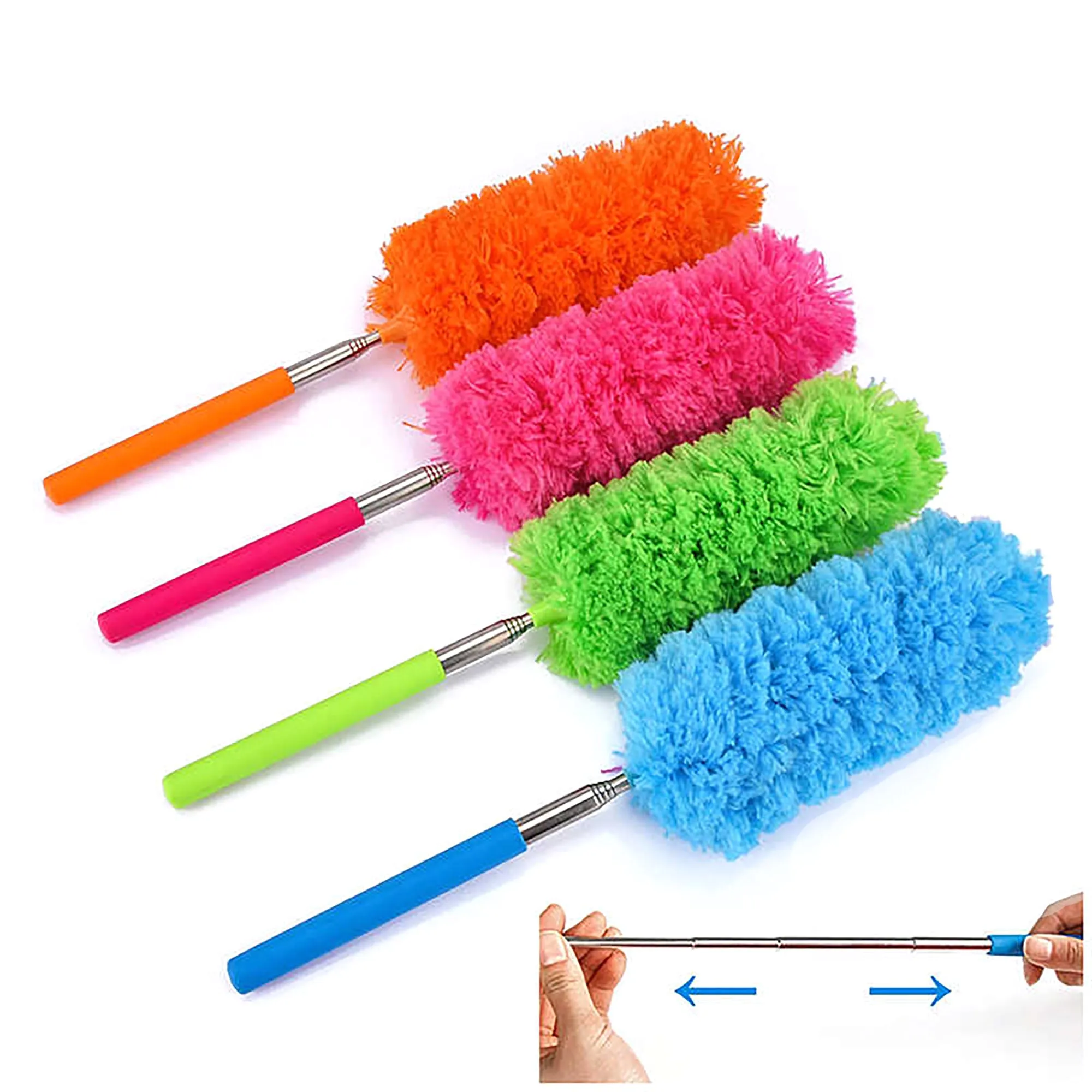 Telescoping Small Microfiber Duster - Single - Green