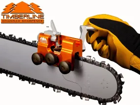 Timberline Chainsaw Sharpener with 5/32" Carbide Cutter (for 3/8″ P or Picco, low profile, micro pitch chains)