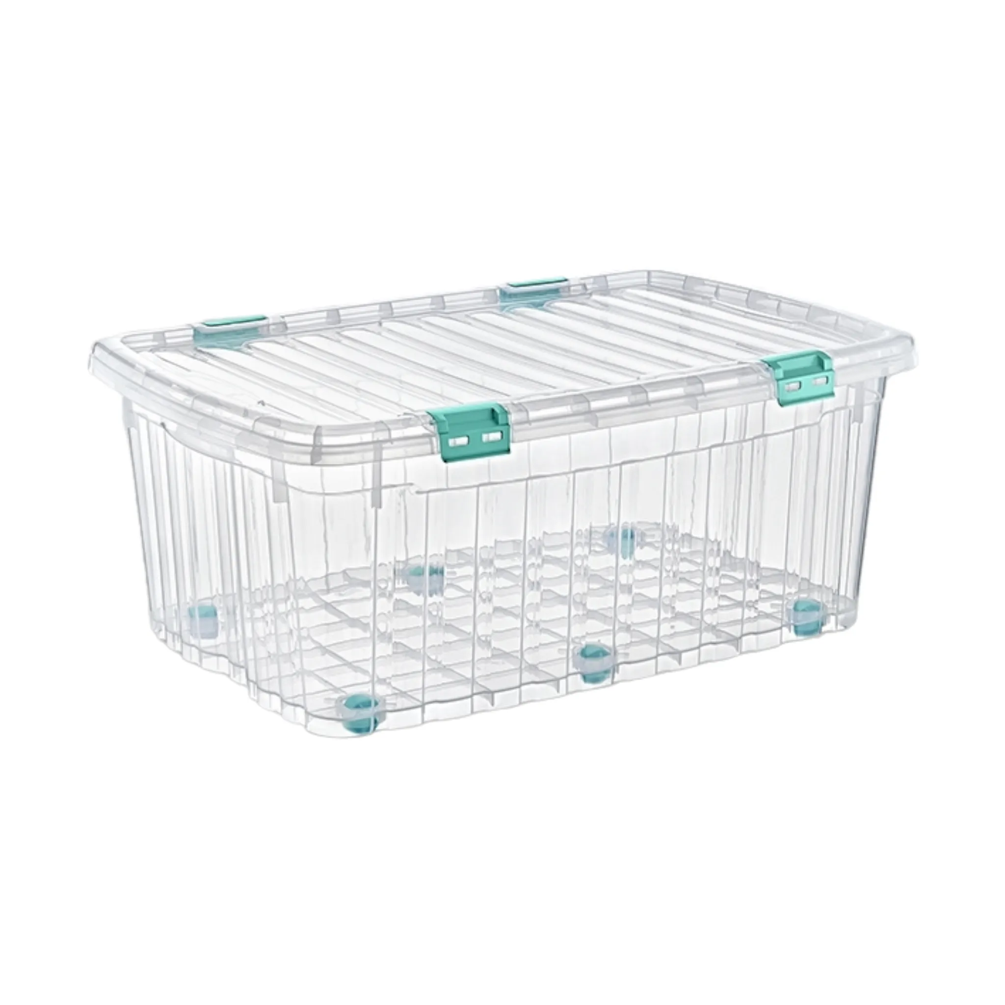 Titiz Plastic Mega Storage Utility Container Multi Box Transparent 90L E-520