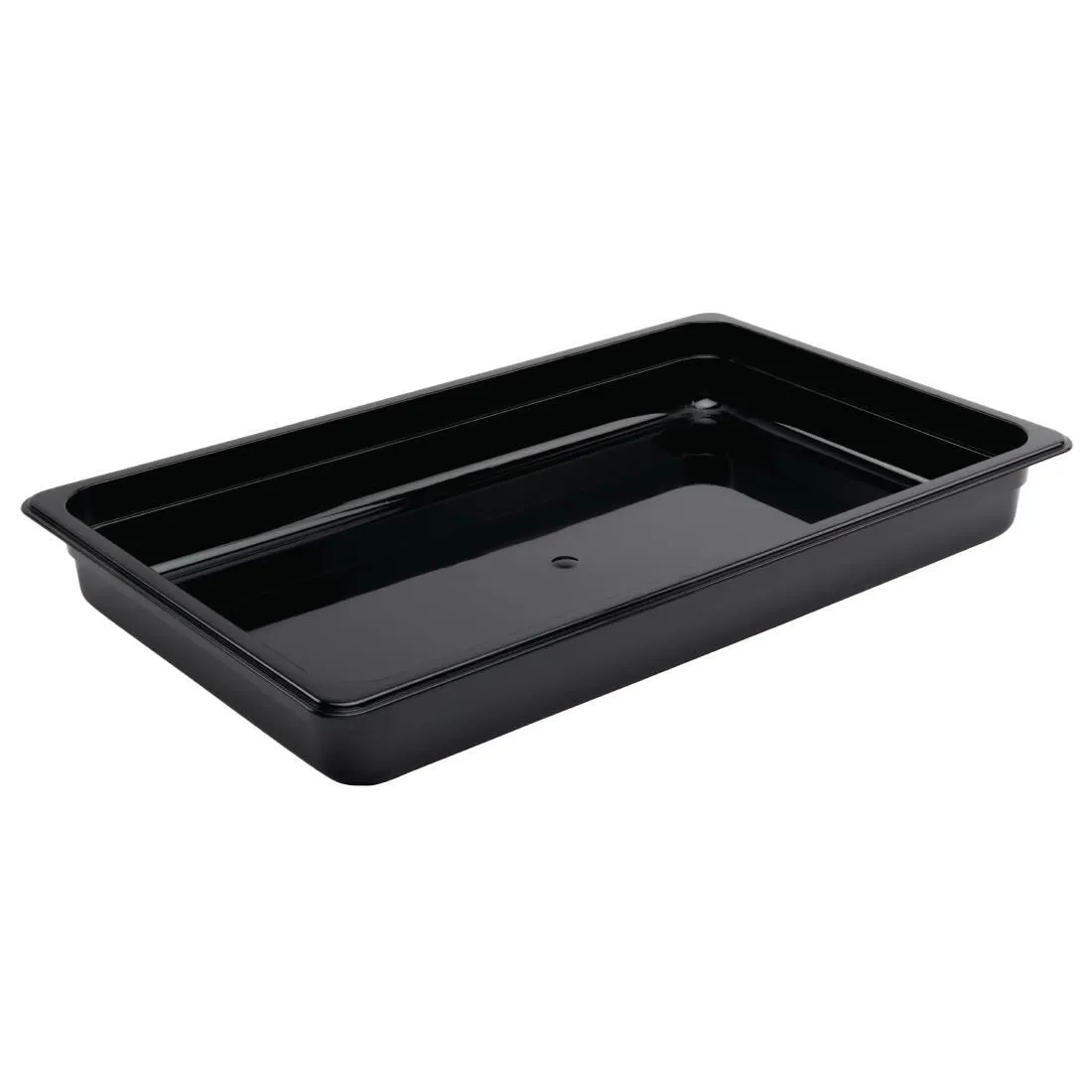 U454 Vogue Polycarbonate 1/1 Gastronorm Container 65mm Black