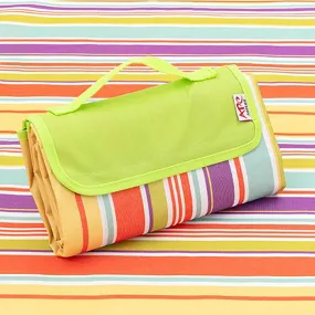 Waterproof Picnic Blanket - Rainbow Strip