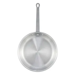 Winco AFP-12A 12" Aluminium Fry Pan, Gladiator, Natural Finish