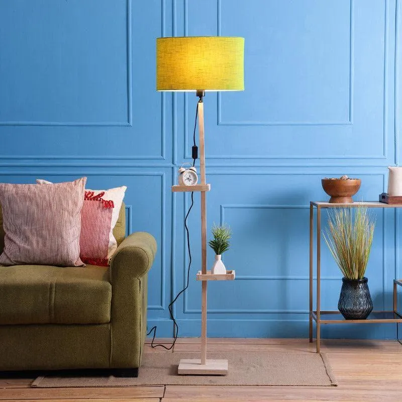 Zuri Moga Floor Lamp With Shelf