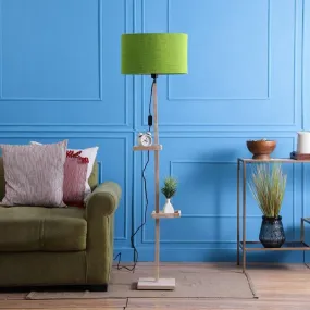 Zuri Moga Floor Lamp With Shelf